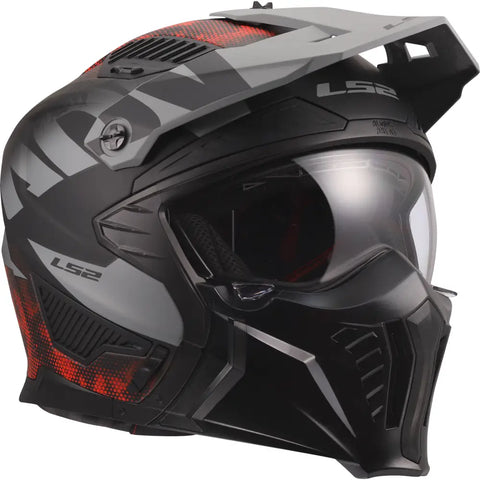 Casco LS2 OF606 Drifter Gas 22.06 Gray/Red