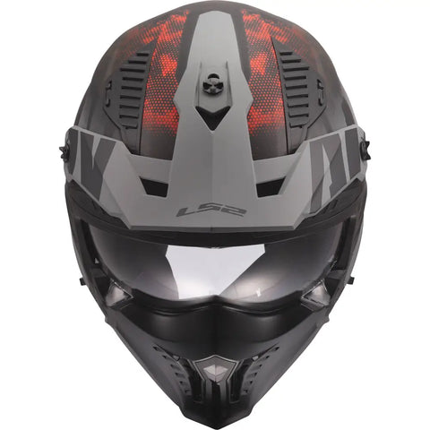 Casco LS2 OF606 Drifter Gas 22.06 Gray/Red