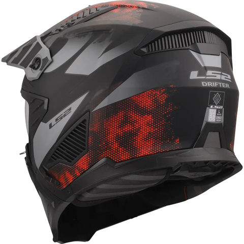 Casco LS2 OF606 Drifter Gas 22.06 Gray/Red
