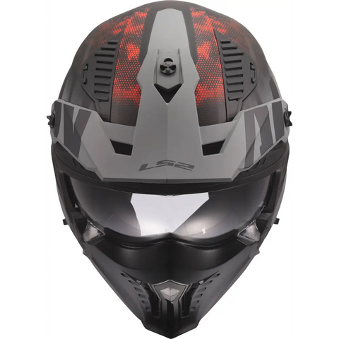 Casco LS2 OF606 Drifter Gas 22.06 Gray/Red