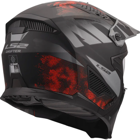 Casco LS2 OF606 Drifter Gas 22.06 Gray/Red