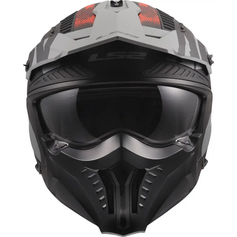 Casco LS2 OF606 Drifter Gas 22.06 Gray/Red
