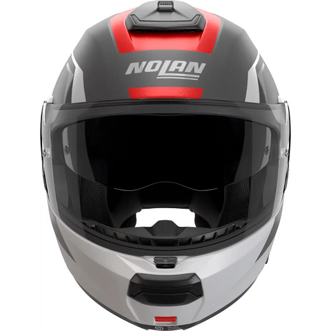 Casco Nolan N100-6 Cinetico 361 Grey/White/Red