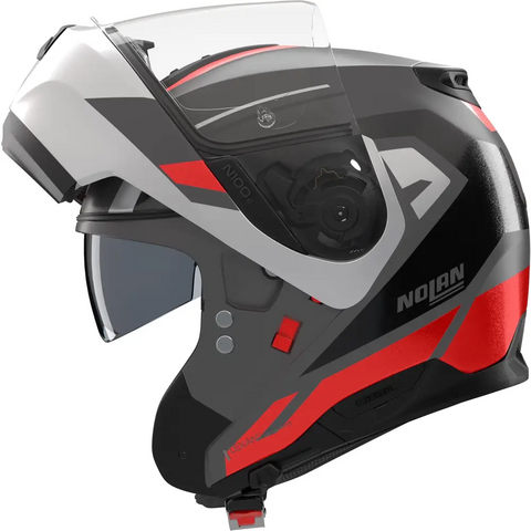 Casco Nolan N100-6 Cinetico 361 Grey/White/Red