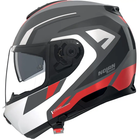 Casco Nolan N100-6 Cinetico 361 Grey/White/Red