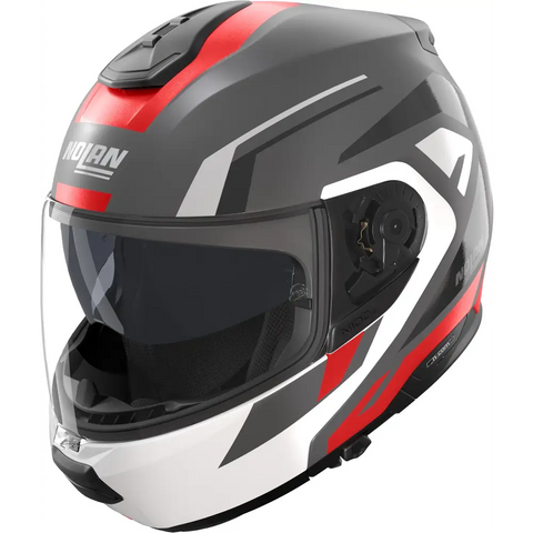 Casco Nolan N100-6 Cinetico 361 Grey/White/Red