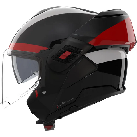 Casco Nolan N120-1 Blocco 357 Black/Anthracite/Red