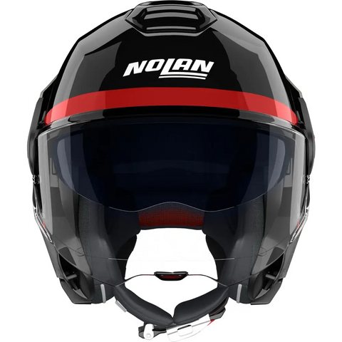 Casco Nolan N120-1 Blocco 357 Black/Anthracite/Red