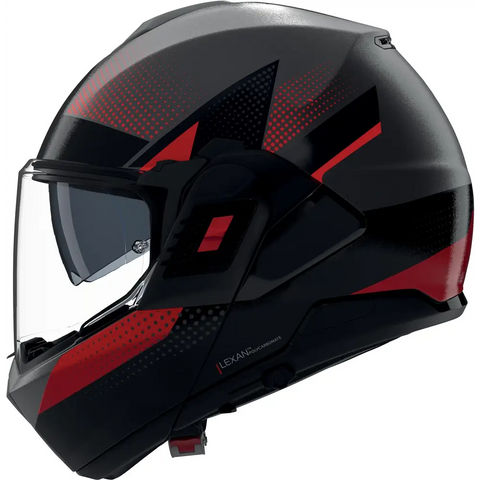 Casco Nolan N120-1 Ciclone 364 Black/Red