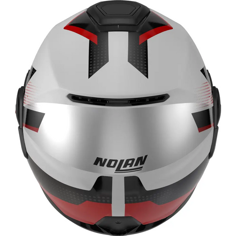 Casco Nolan N120-1 Ciclone 363 White/Black/Red