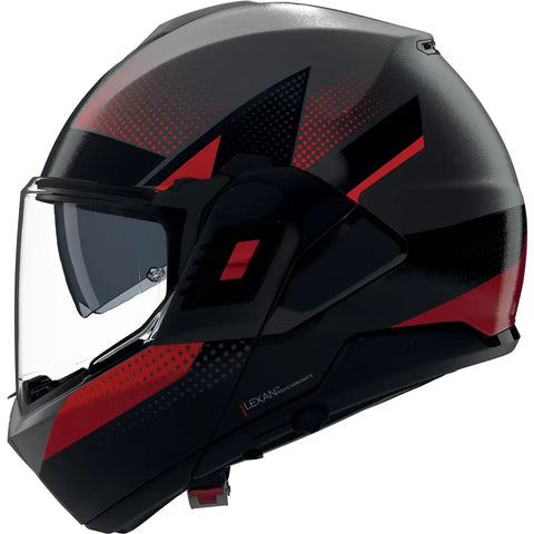 Casco Nolan N120-1 Ciclone 364 Black/Red