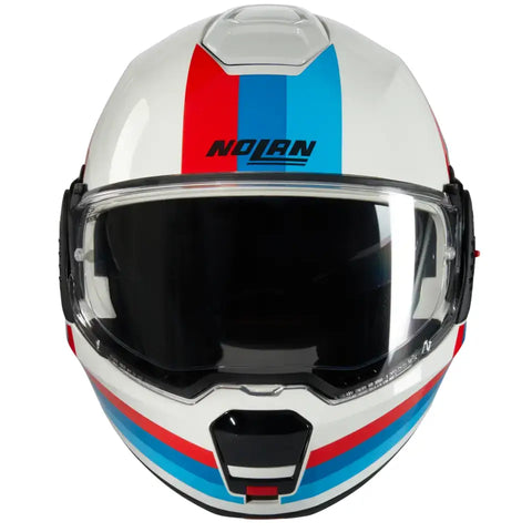 Casco Nolan N120-1 Lineo 347 White/Blue/Red