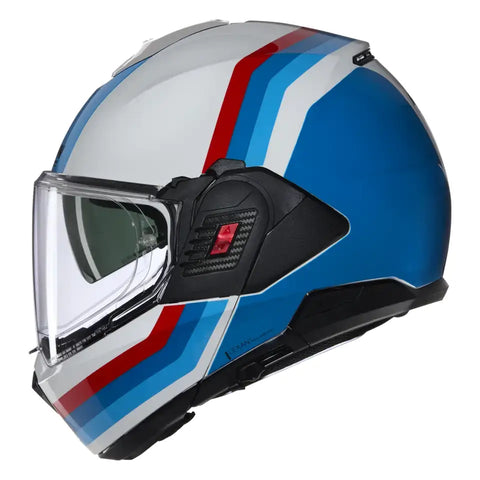Casco Nolan N120-1 Lineo 347 White/Blue/Red