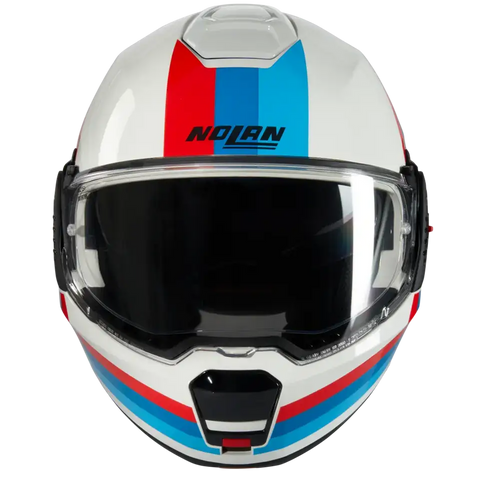 Casco Nolan N120-1 Lineo 347 White/Blue/Red