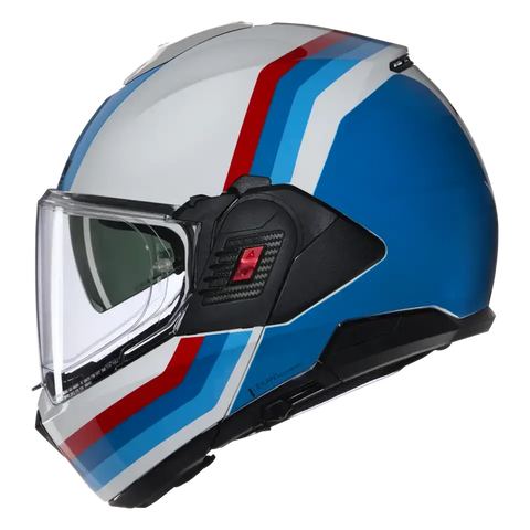 Casco Nolan N120-1 Lineo 347 White/Blue/Red