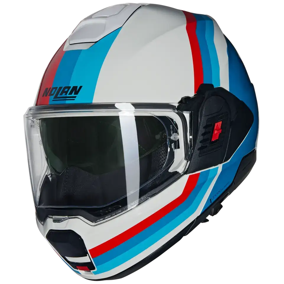 Casco Nolan N120-1 Lineo 347 White/Blue/Red