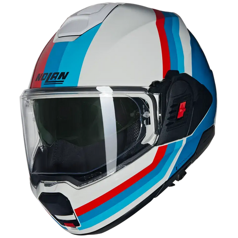 Casco Nolan N120-1 Lineo 347 White/Blue/Red