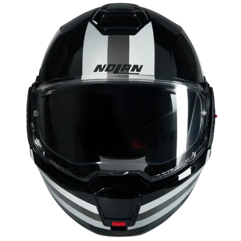Casco Nolan N120-1 Lineo 348 Black/White/Silver
