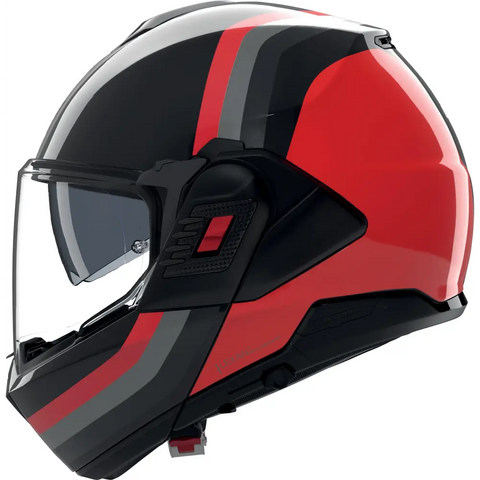Casco Nolan N120-1 Lineo 351 Black/Red/Grey