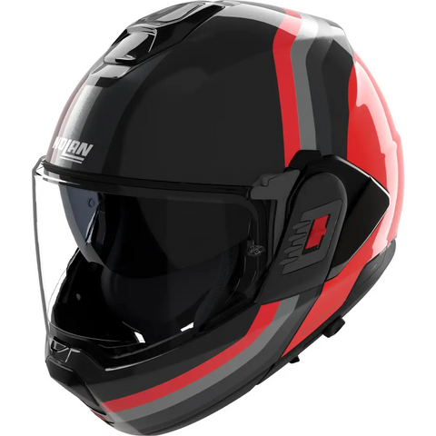 Casco Nolan N120-1 Lineo 351 Black/Red/Grey