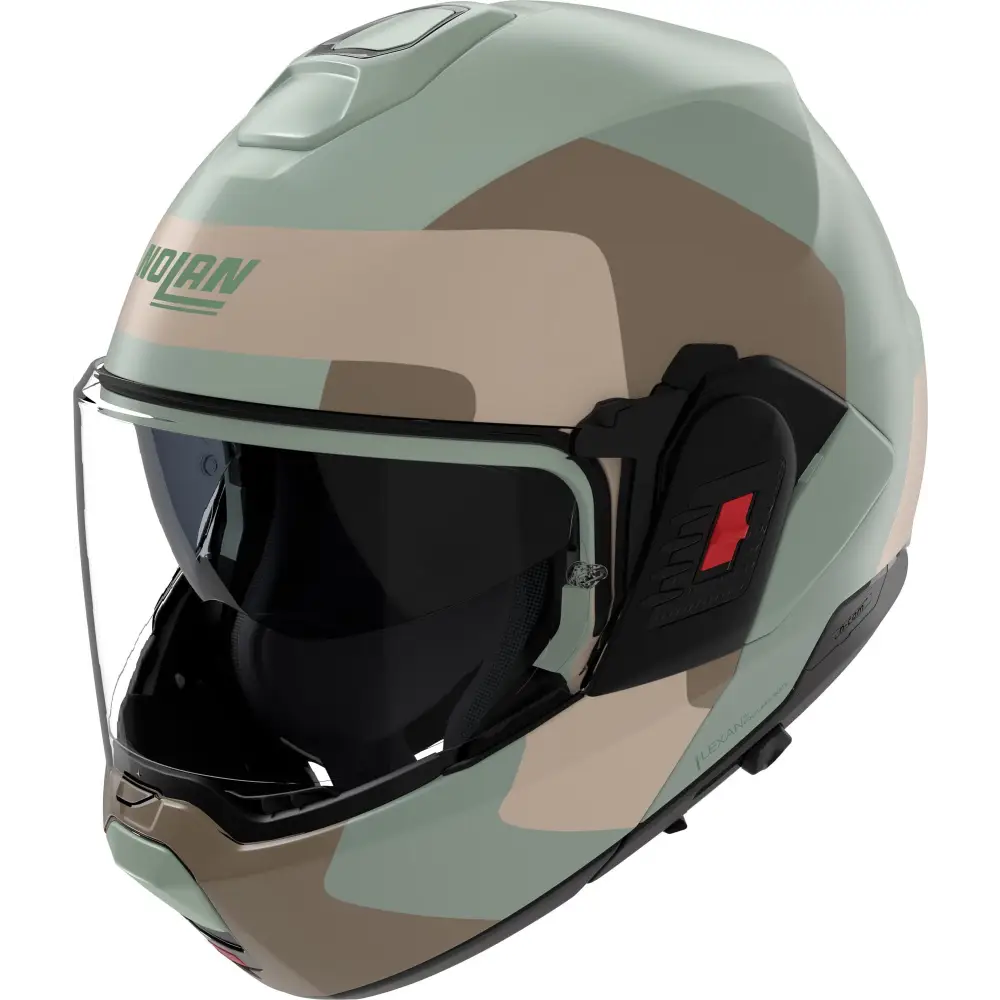 Casco Nolan N120-1 Omocromo 352 Green/Grey/Sand