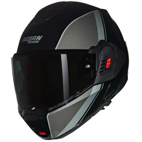 Casco Nolan N120-1 Verniciatura Speciale 341 Black/Grey/Argento
