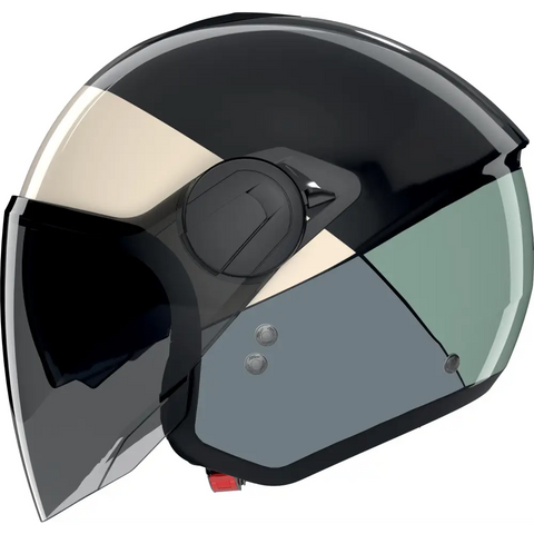 Casco Nolan N20-2 Visor Blocco 354 Black/Green/Ivory/Anthracite