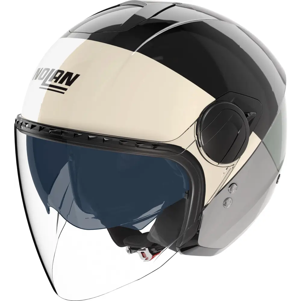 Casco Nolan N20-2 Visor Blocco 354 Black/Green/Ivory/Anthracite