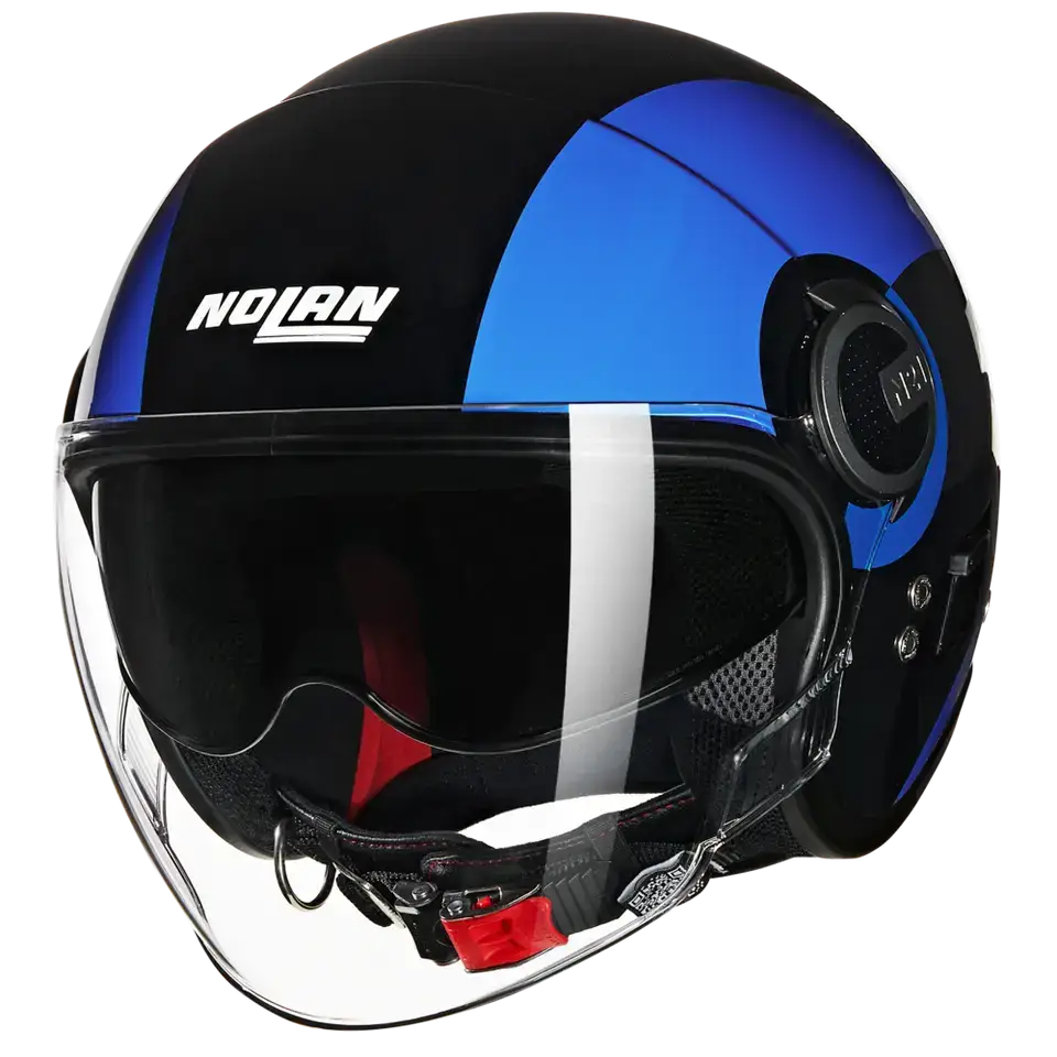 Casco Nolan N21 Visor Bicromo 351 Black/Blue/Light Blue