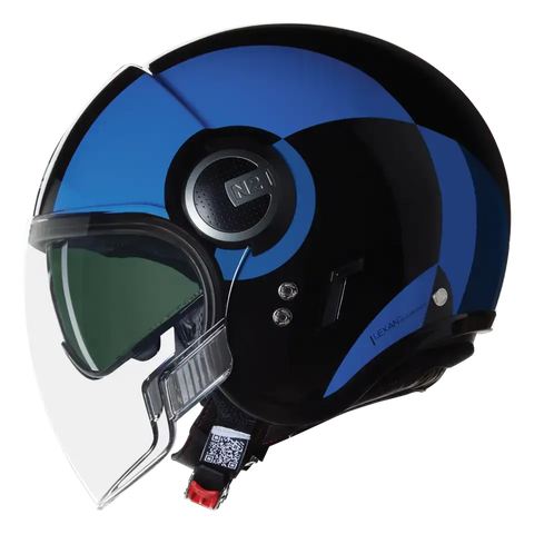 Casco Nolan N21 Visor Bicromo 351 Black/Blue/Light Blue