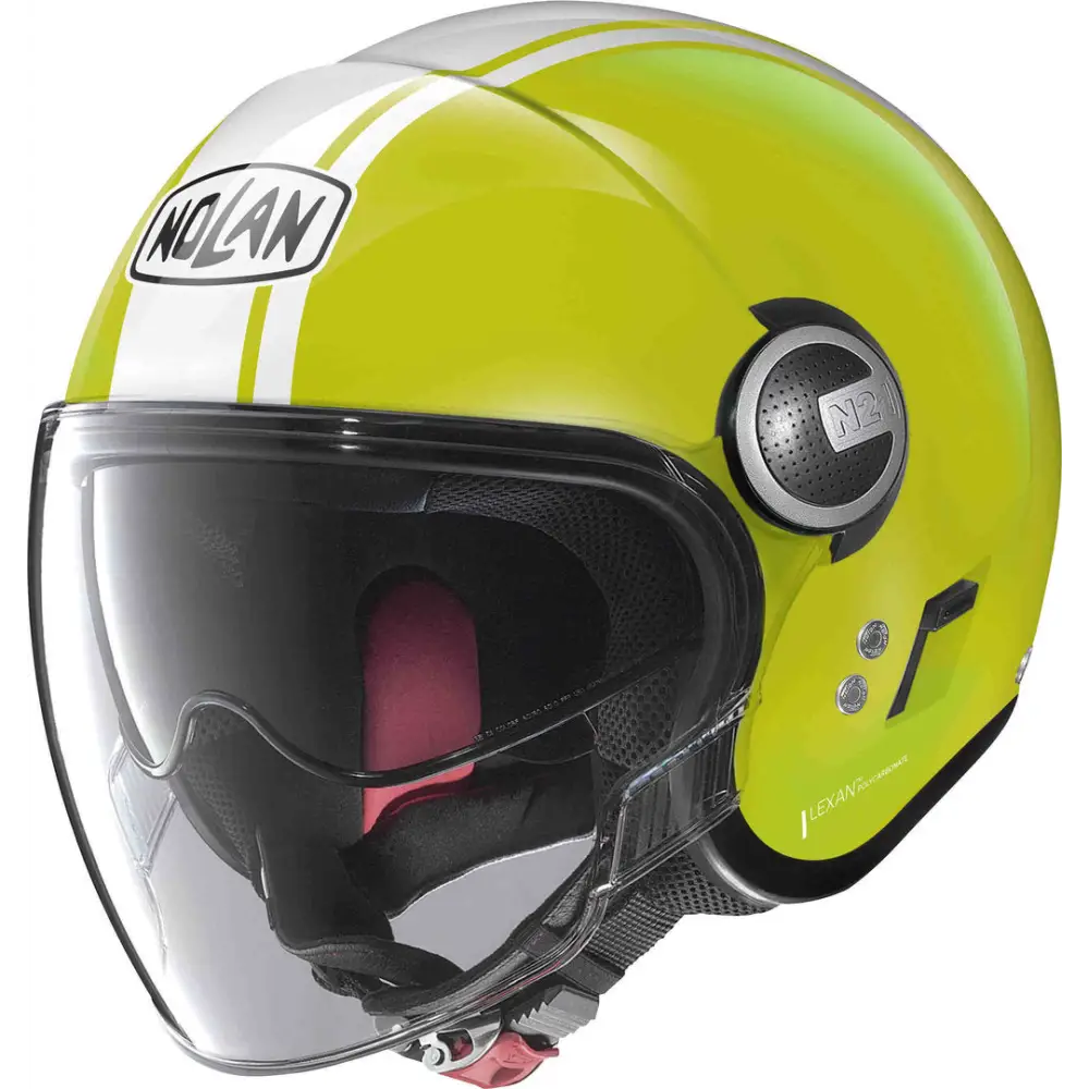 Casco Nolan N21 Visor ECE 22-06 Dolce Vita Lime Yellow/White