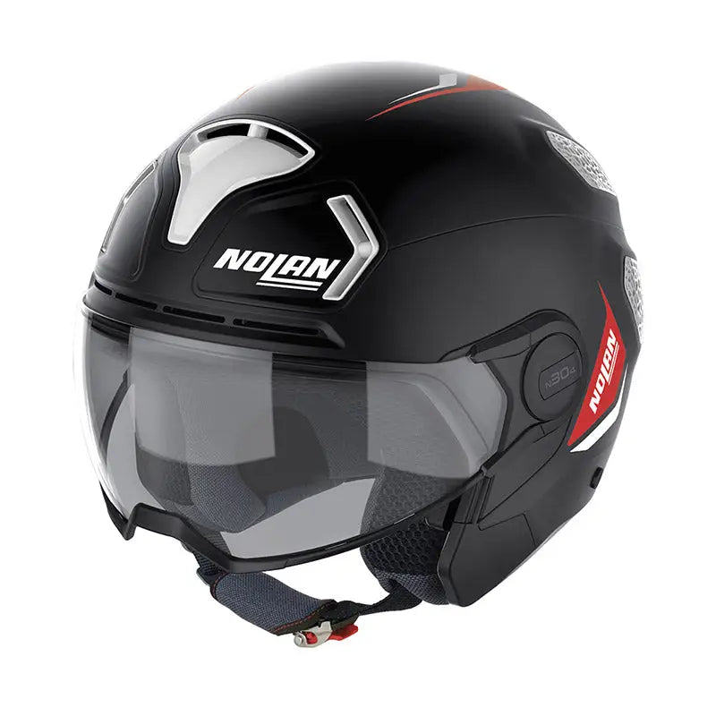 Casco Nolan N30-4 T Inception Flat Black/White