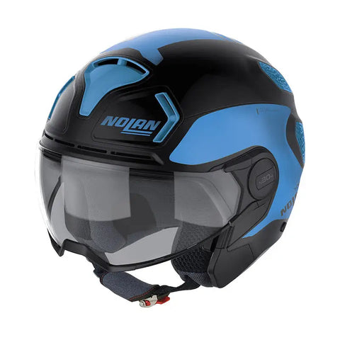 Casco Nolan N30-4 T Uncharted Flat Black/Blue