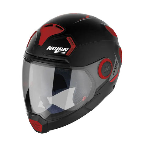 Casco Nolan N30-4 VP Inception Flat Black/Red