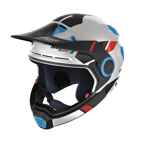 Casco Nolan N30-4 XP Blazer Metal White/Blue/Red