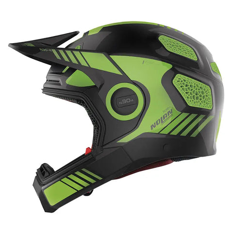 Casco Nolan N30-4 XP Uncharted Glossy Black/Green