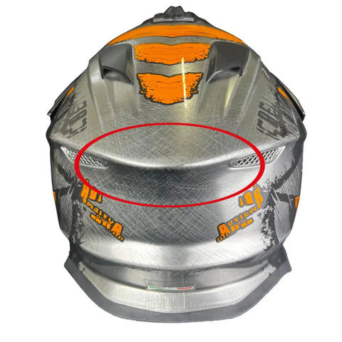 Casco Nolan N53 Cliffhanger Silver/Orange (Talla L) [Artículo con Detalle]