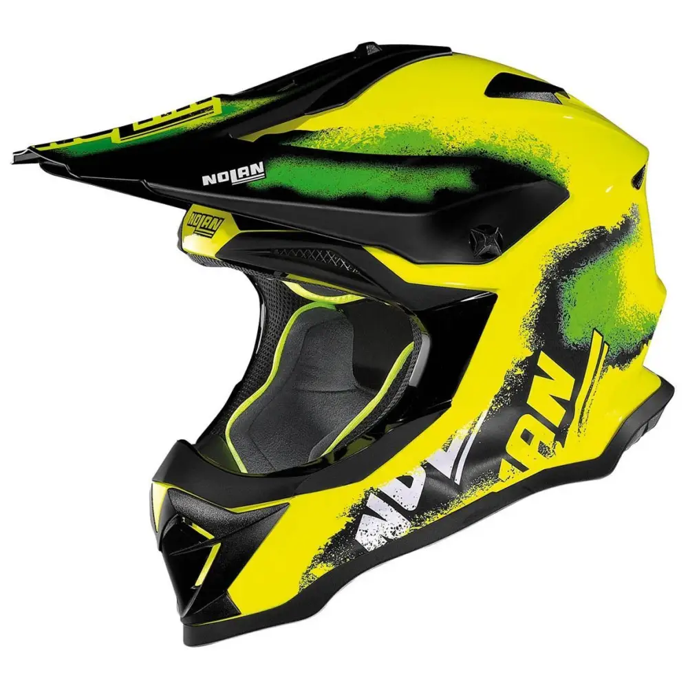 Casco Nolan N53 Lazy Boy Yellow/Green (Talla L) [Artículo con Detalle]