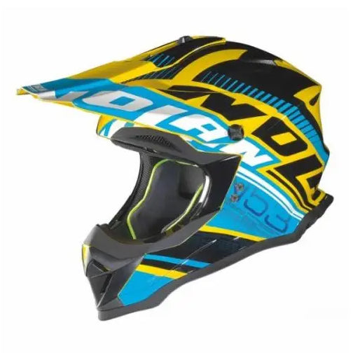 Casco Nolan N53 Yellow/Black/Blue (Talla M) [Artículo con Detalle]