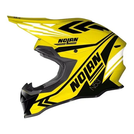 Casco Nolan N53 Yellow/Black/White (Talla L) [Artículo con Detalle]