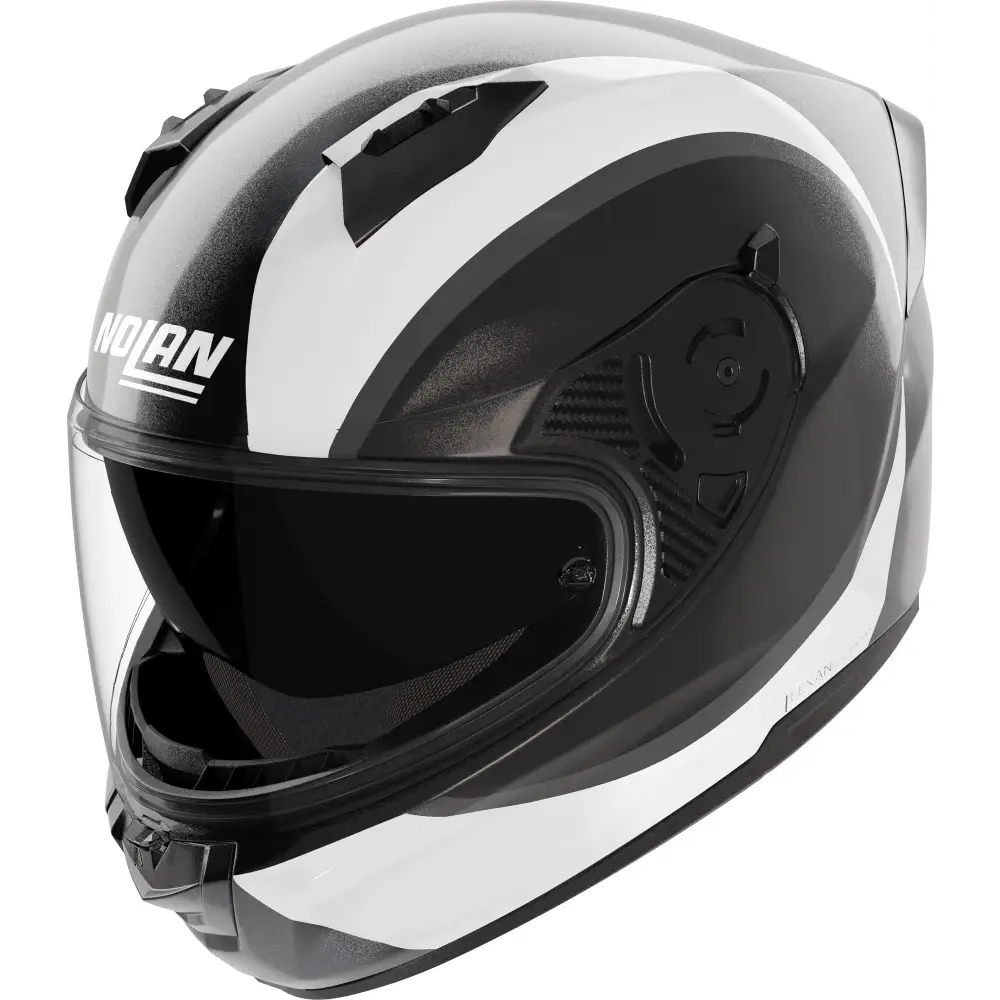 Casco Nolan N60-6 Bifase 350 Black/White/Grey