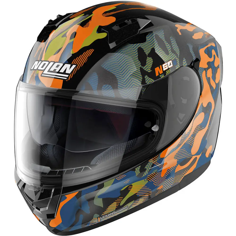 Casco Nolan N60-6 Foxtrot Metal Black/Orange