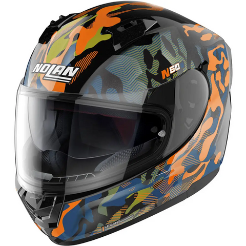 Casco Nolan N60-6 Foxtrot Metal Black/Orange