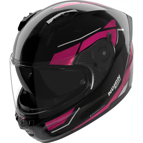 Casco Nolan N60-6 Sincrono 354 Black/Fuchsia