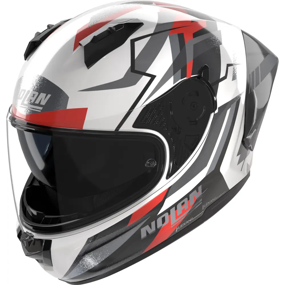 Casco Nolan N60-6 Sport Corsa 356 White/Black/Red