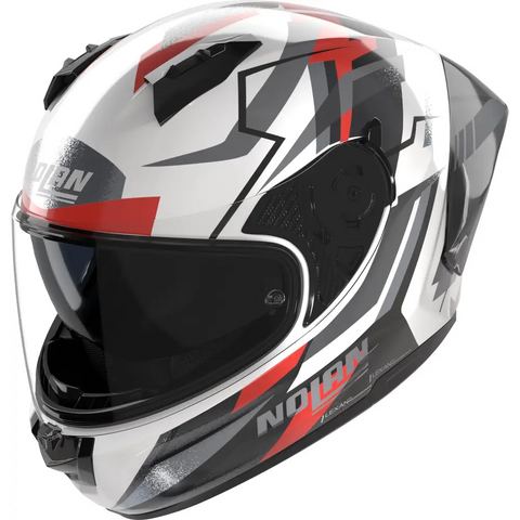 Casco Nolan N60-6 Sport Corsa 356 White/Black/Red