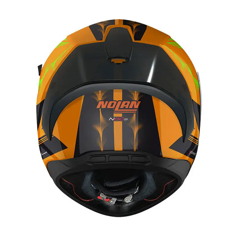 Casco Nolan N60-6 Sport Hotfoot Orange/Black/Green