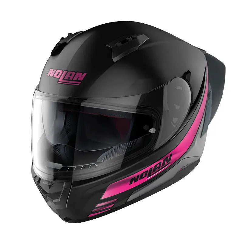 Casco Nolan N60-6 Sport Outset Flat Black/Pink