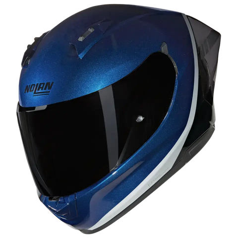 Casco Nolan N60-6 Sport Verniciatura Speciale 346 Deep Blue/Black/Silver
