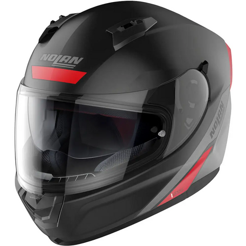 Casco Nolan N60-6 Staple Flat Black/Red